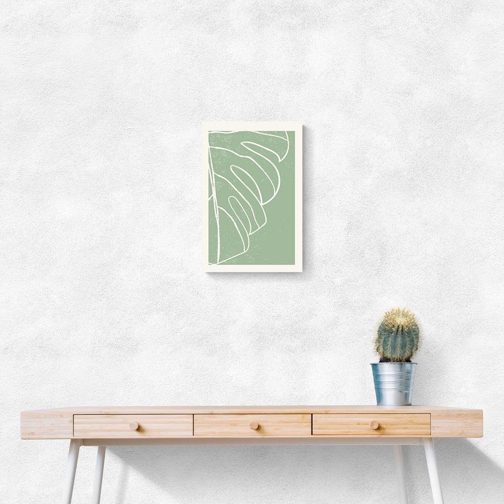 Minimal Monstera Collection #3 Wall Art