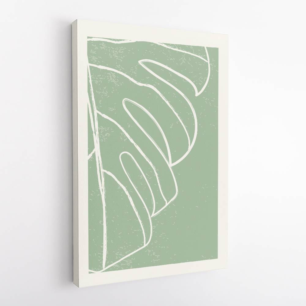 Minimal Monstera Collection #3 Wall Art