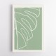 Minimal Monstera Collection #3 Wall Art