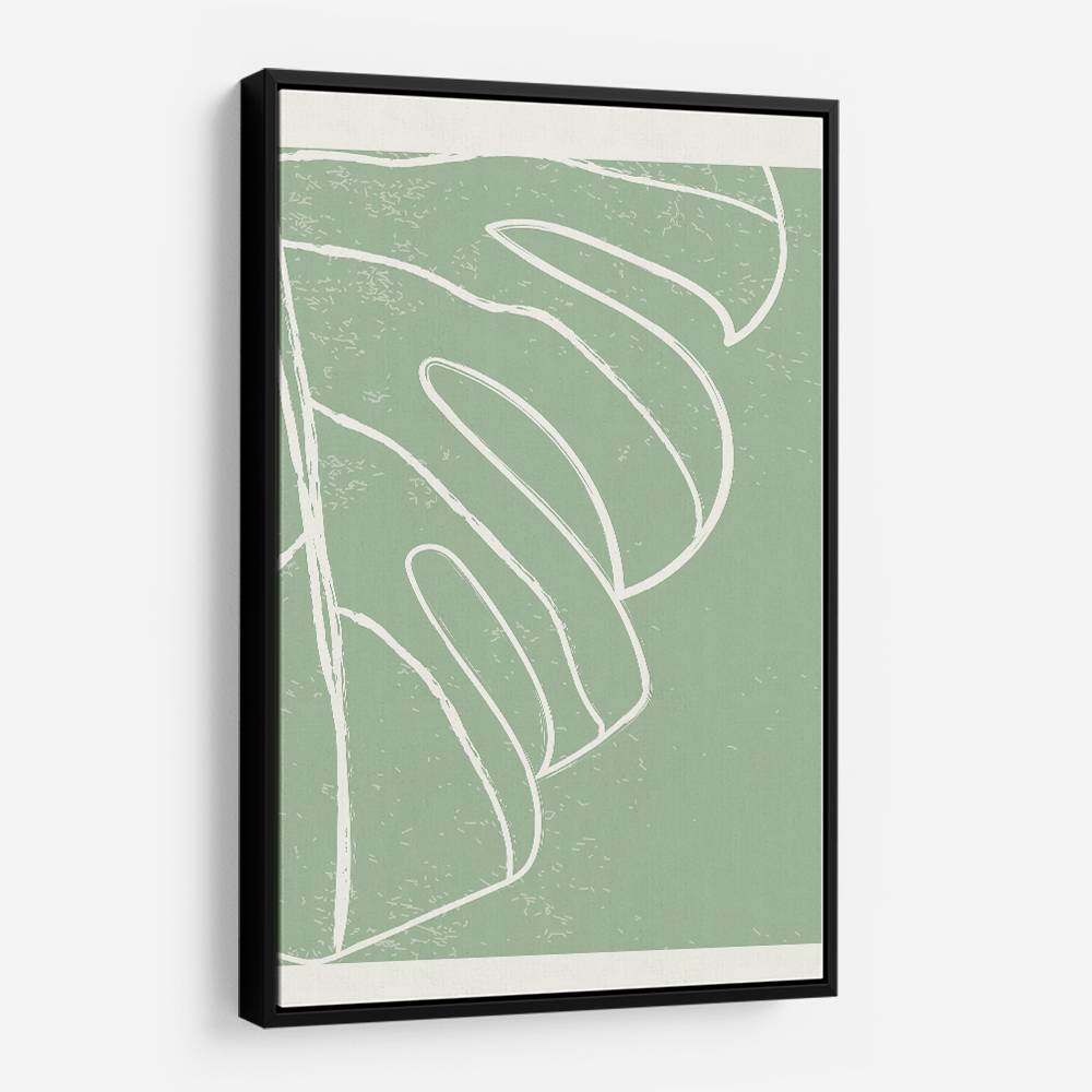 Minimal Monstera Collection #3 Wall Art