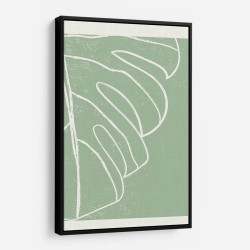 Minimal Monstera Collection #3 Wall Art