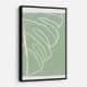 Minimal Monstera Collection #3 Wall Art