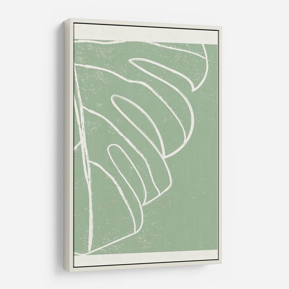 Minimal Monstera Collection #3 Wall Art