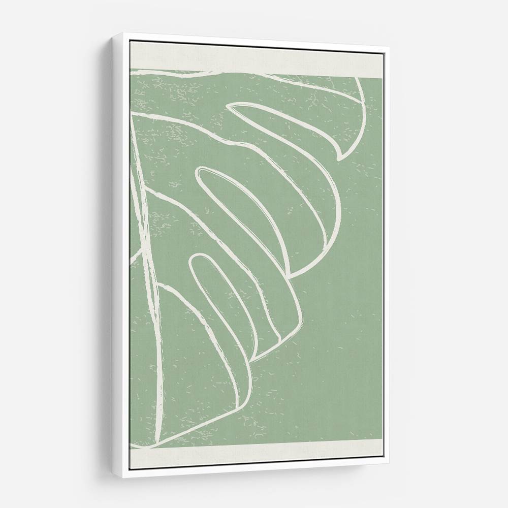 Minimal Monstera Collection #3 Wall Art