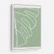 Minimal Monstera Collection #3 Wall Art