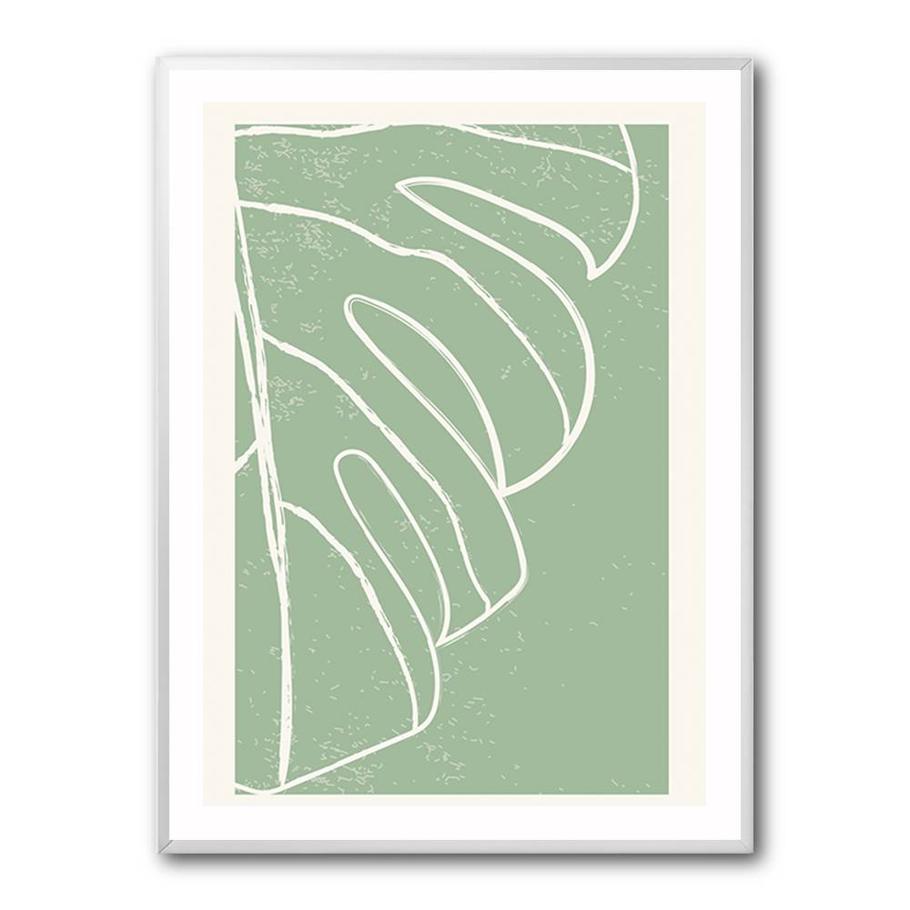 Minimal Monstera Collection #3 Wall Art