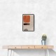 Orange Minimal Shapes #1 Wall Art