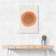  Orange Watercolor Shapes Series #1 Wall Art