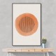  Orange Watercolor Shapes Series #1 Wall Art