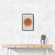  Orange Watercolor Shapes Series #1 Wall Art