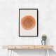  Orange Watercolor Shapes Series #1 Wall Art