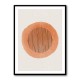  Orange Watercolor Shapes Series #1 Wall Art