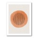  Orange Watercolor Shapes Series #1 Wall Art