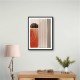 Orange Minimal Shapes #3 Wall Art