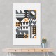 Vibrant Bauhaus Collection #1 Wall Art