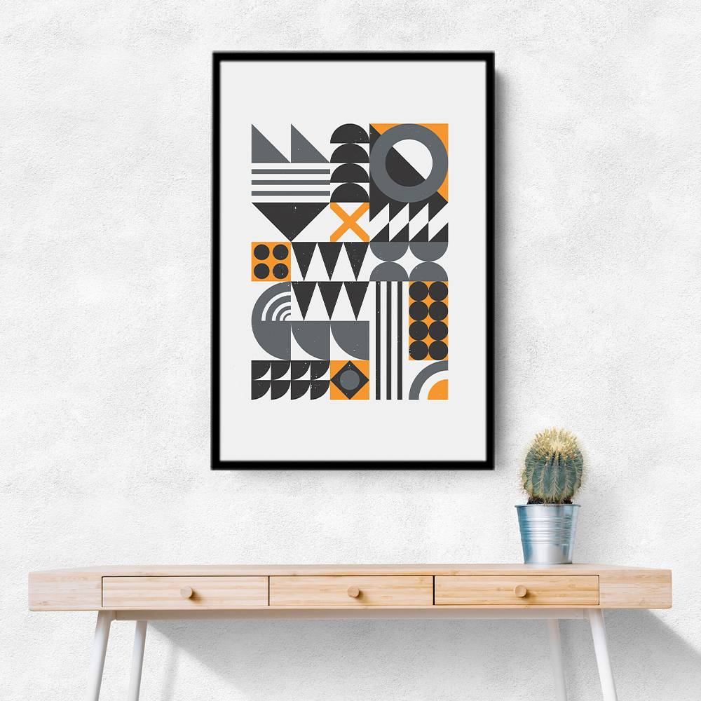 Vibrant Bauhaus Collection #1 Wall Art