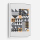 Vibrant Bauhaus Collection #1 Wall Art