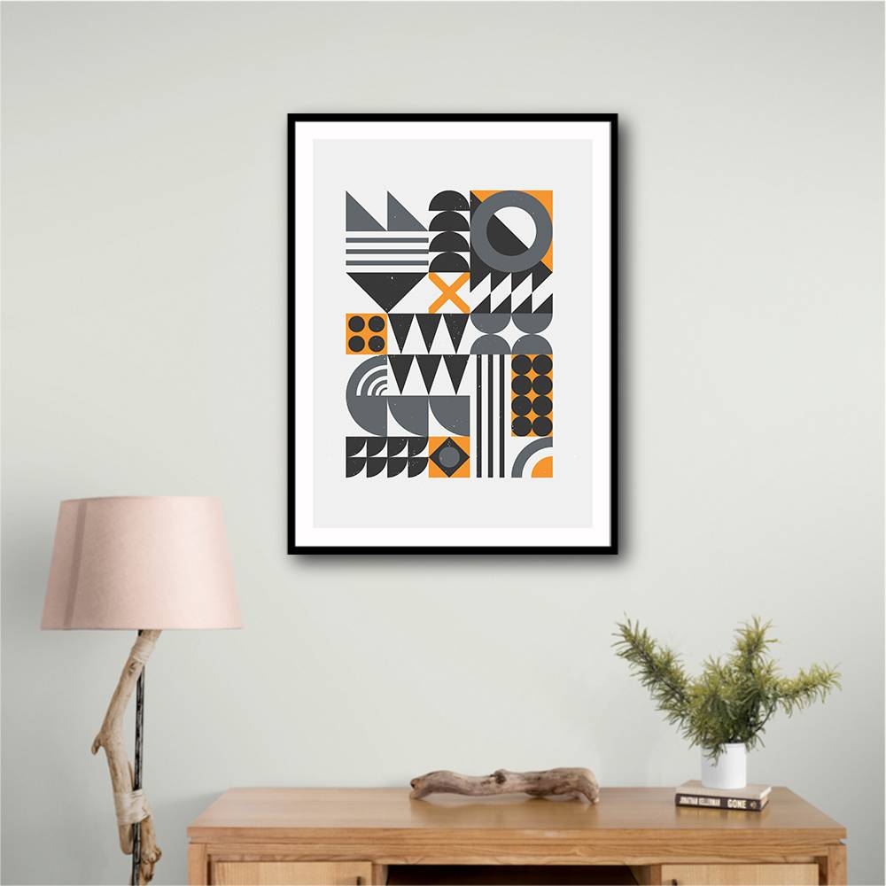 Vibrant Bauhaus Collection #1 Wall Art