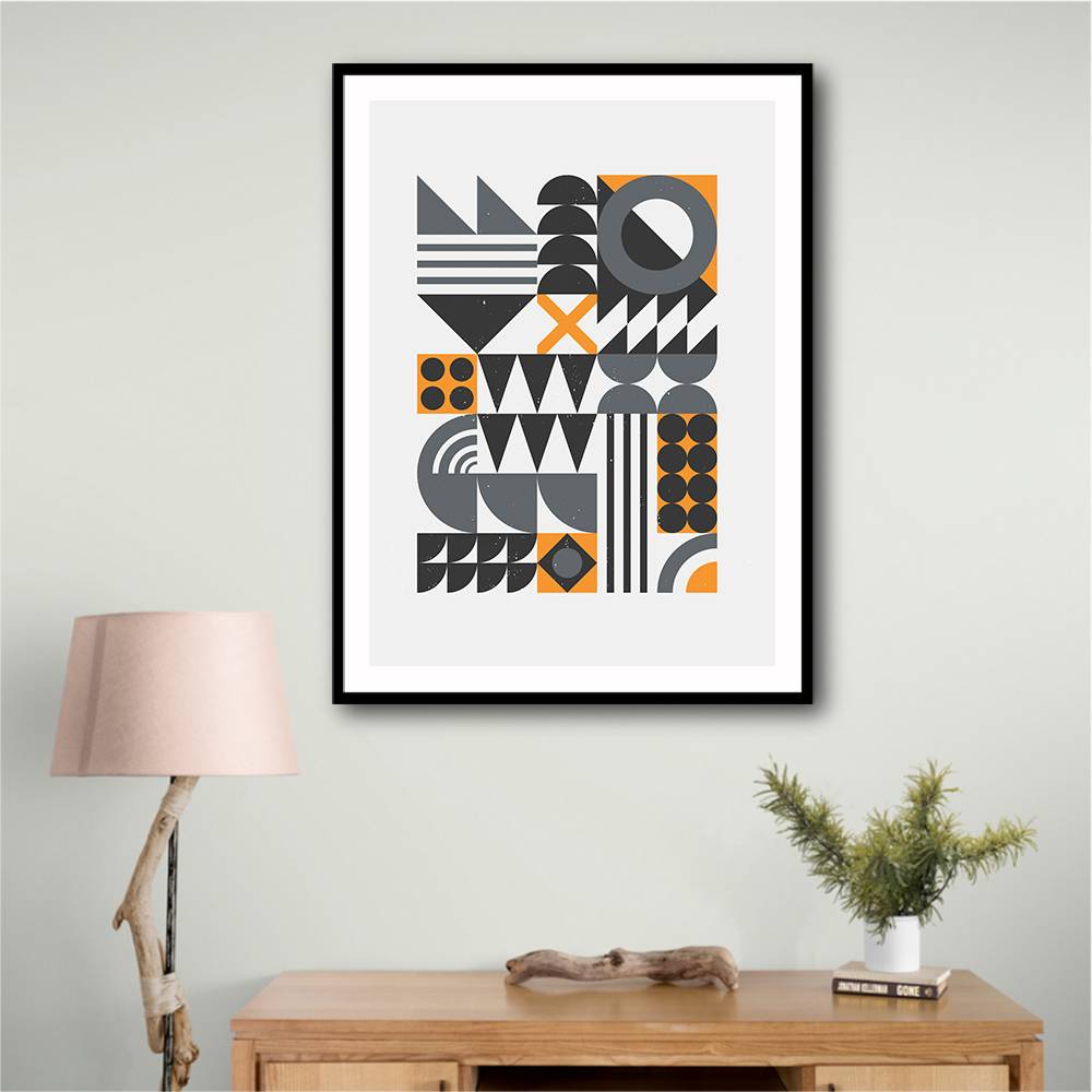 Vibrant Bauhaus Collection #1 Wall Art