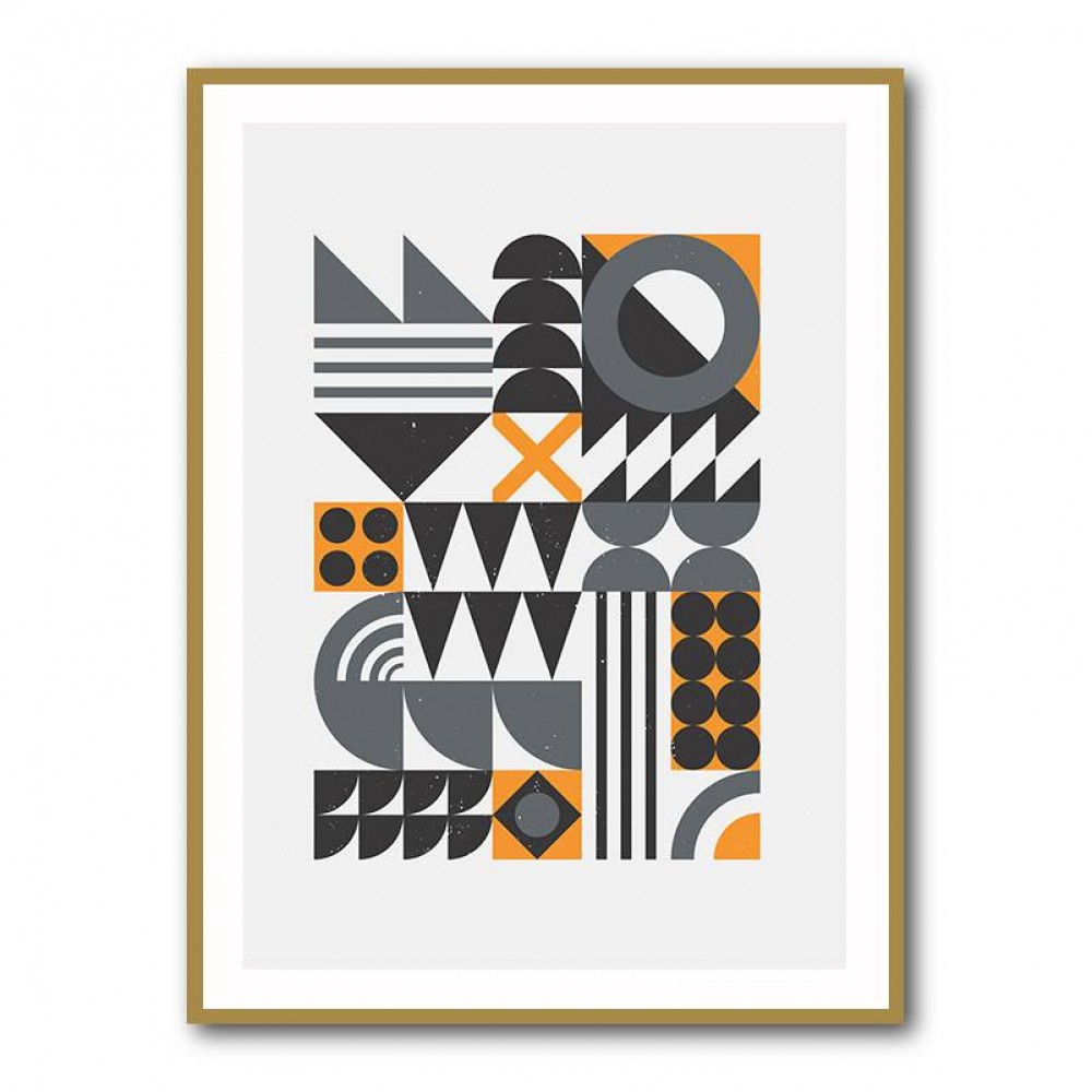 Vibrant Bauhaus Collection #1 Wall Art