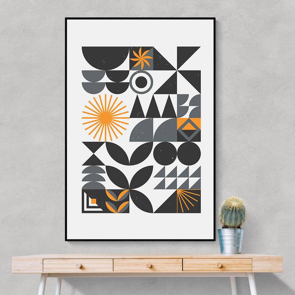 Vibrant Bauhaus Collection #2 Wall Art