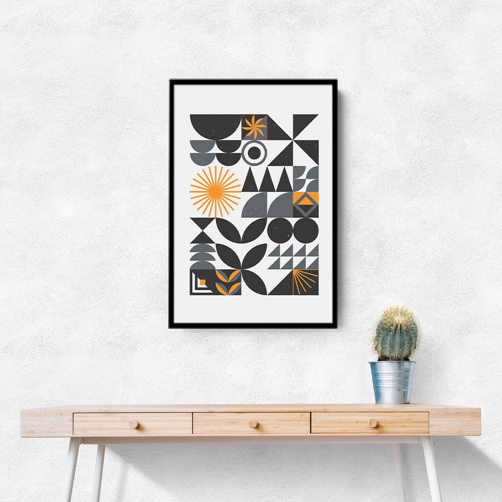 Vibrant Bauhaus Collection #2 Wall Art