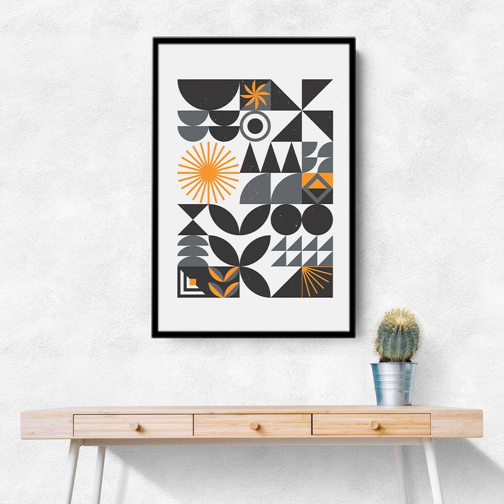 Vibrant Bauhaus Collection #2 Wall Art