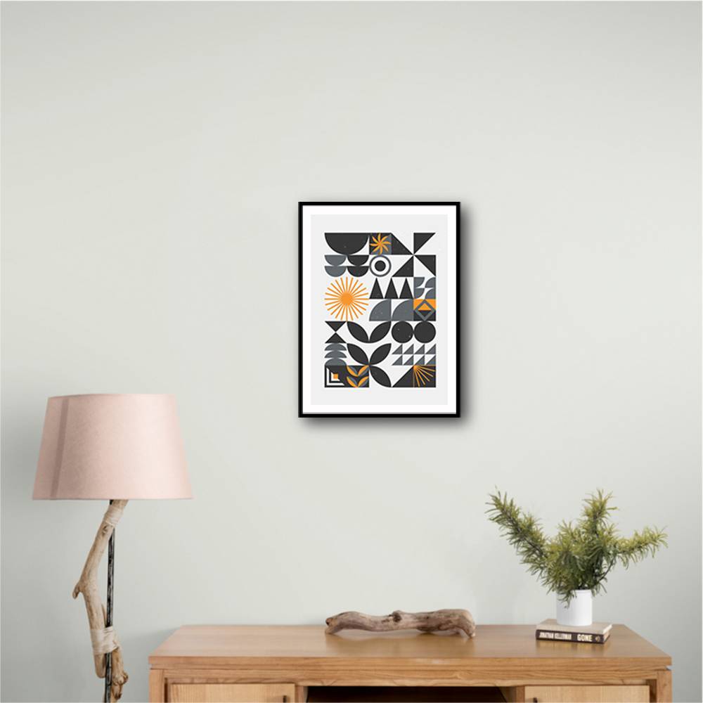 Vibrant Bauhaus Collection #2 Wall Art