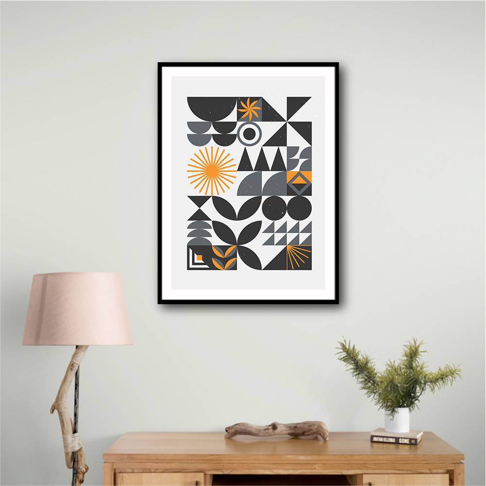 Vibrant Bauhaus Collection #2 Wall Art