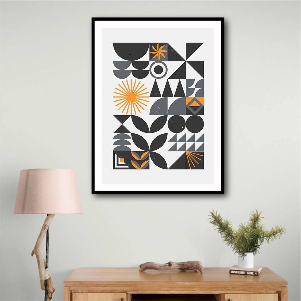 Vibrant Bauhaus Collection #2 Wall Art