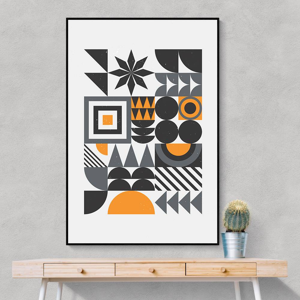 Vibrant Bauhaus Collection #4 Wall Art