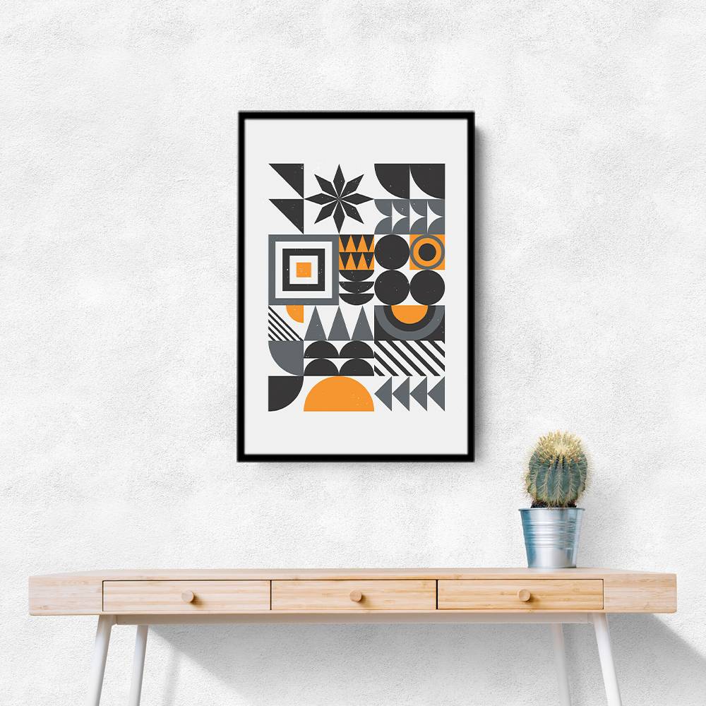 Vibrant Bauhaus Collection #4 Wall Art