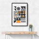 Vibrant Bauhaus Collection #4 Wall Art