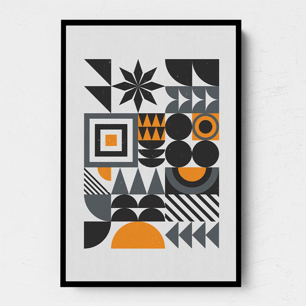 Vibrant Bauhaus Collection #4 Wall Art