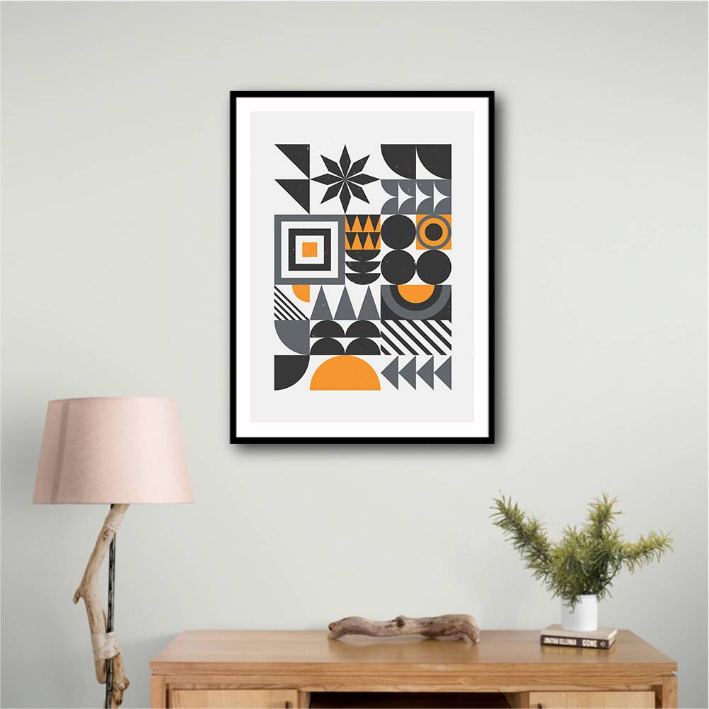 Vibrant Bauhaus Collection #4 Wall Art