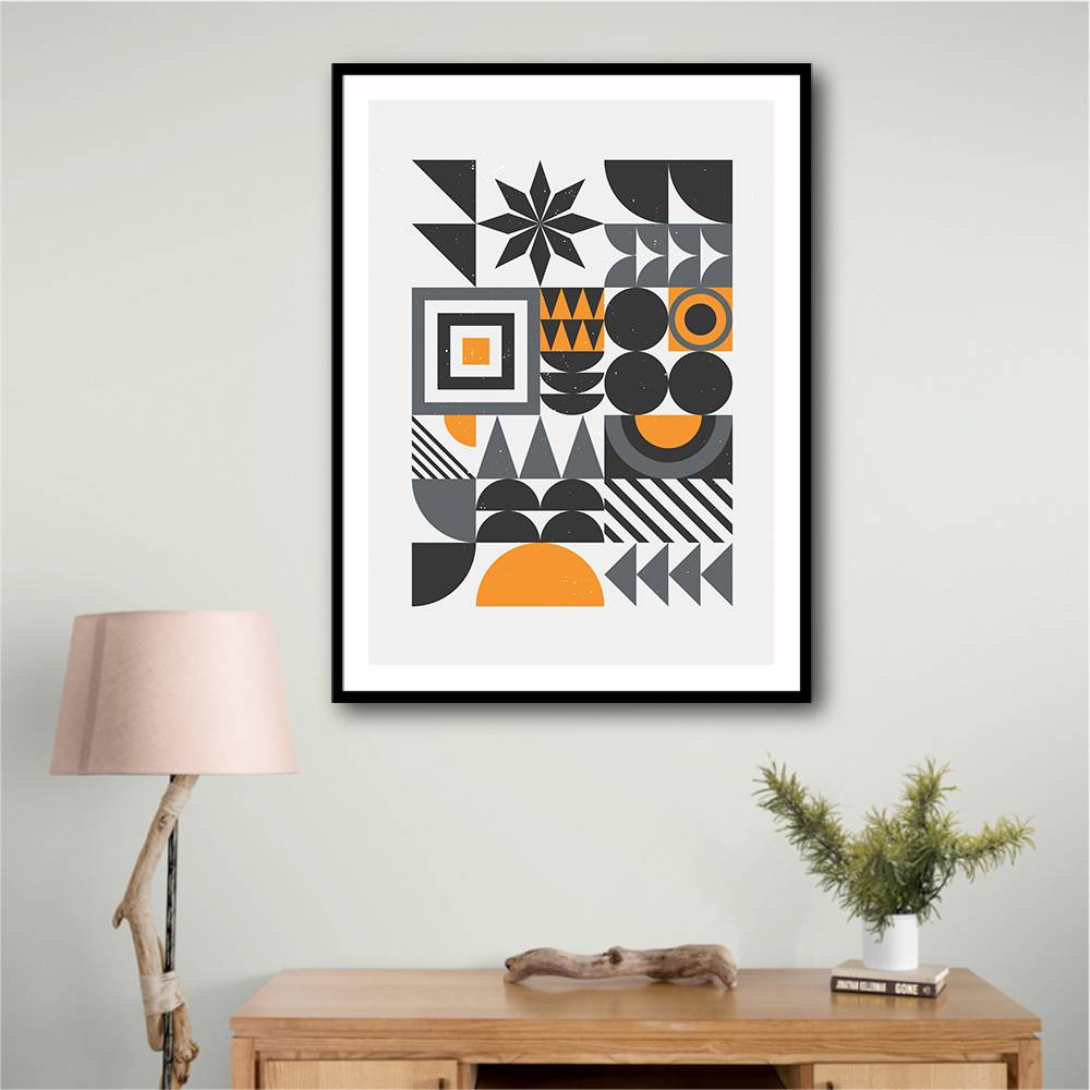 Vibrant Bauhaus Collection #4 Wall Art