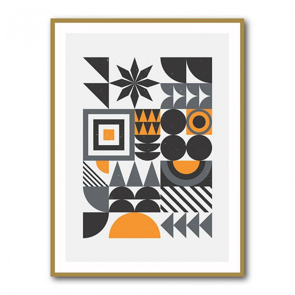 Vibrant Bauhaus Collection #4 Wall Art