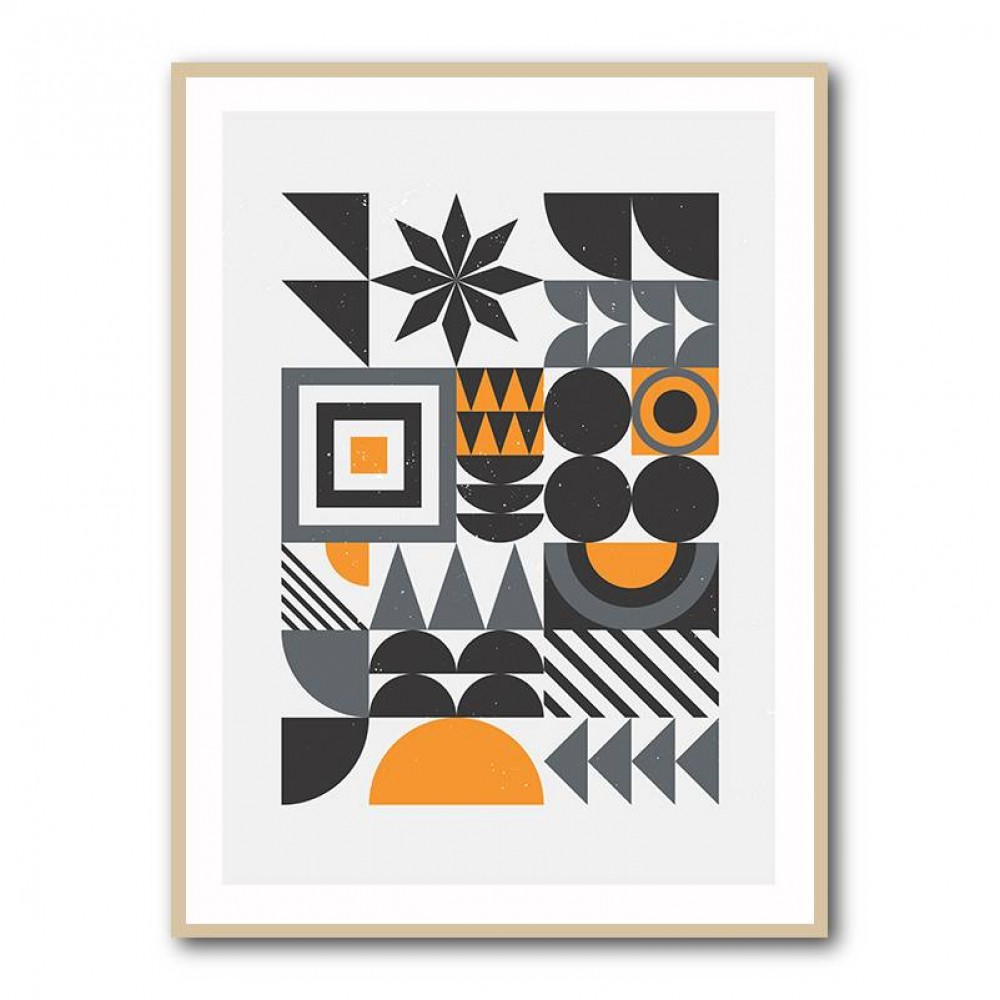 Vibrant Bauhaus Collection #4 Wall Art