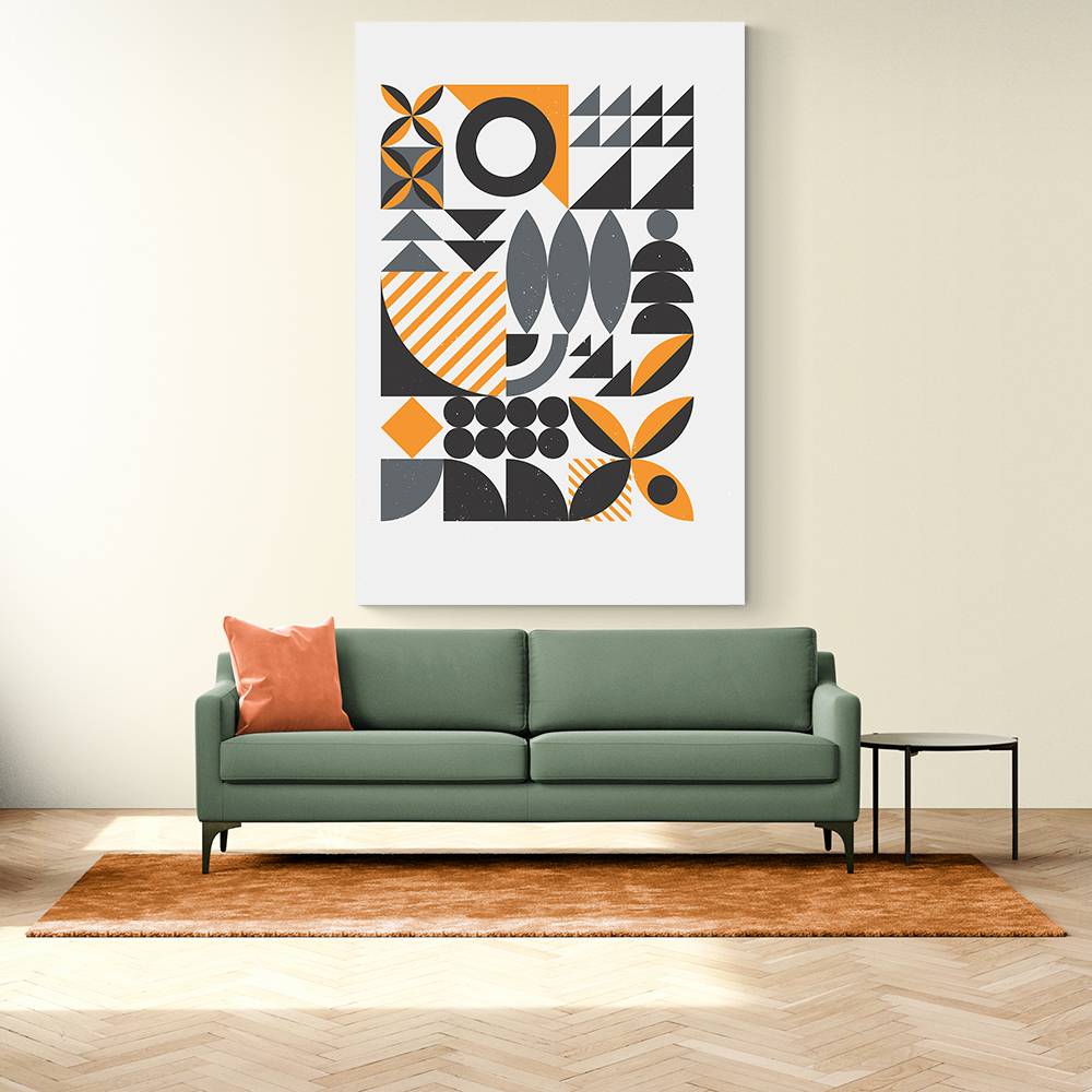 Vibrant Bauhaus Collection #3 Wall Art