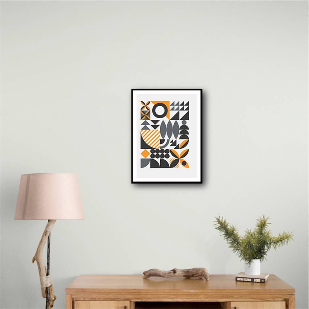 Vibrant Bauhaus Collection #3 Wall Art