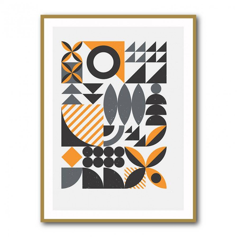 Vibrant Bauhaus Collection #3 Wall Art