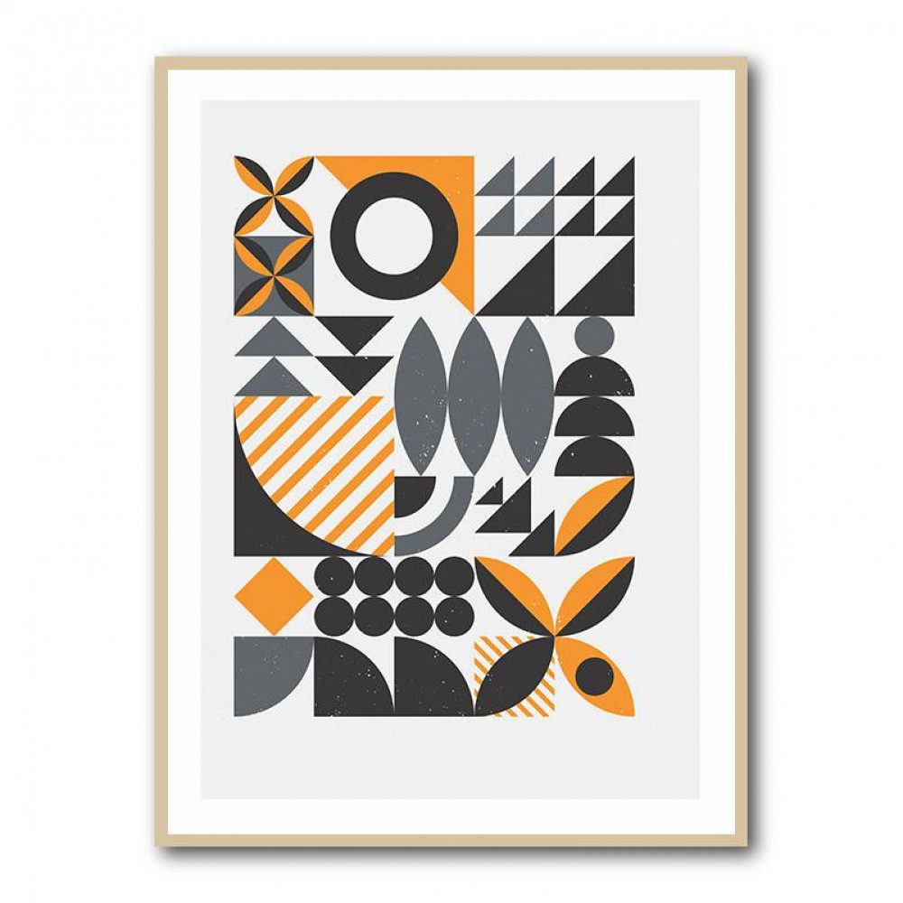 Vibrant Bauhaus Collection #3 Wall Art