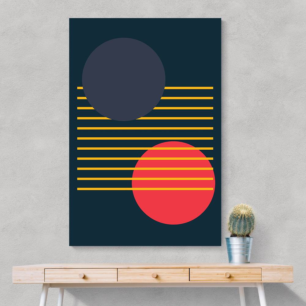  Vibrant Geometric Shapes #1 Wall Art