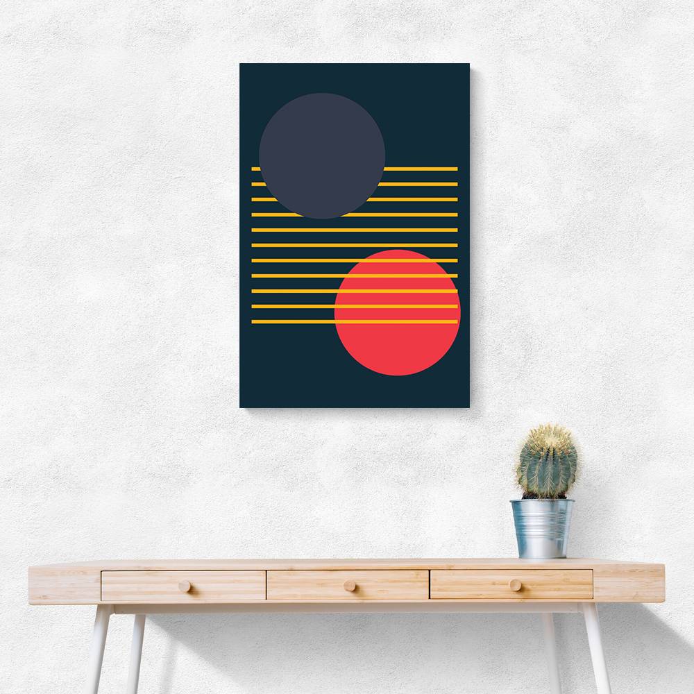  Vibrant Geometric Shapes #1 Wall Art