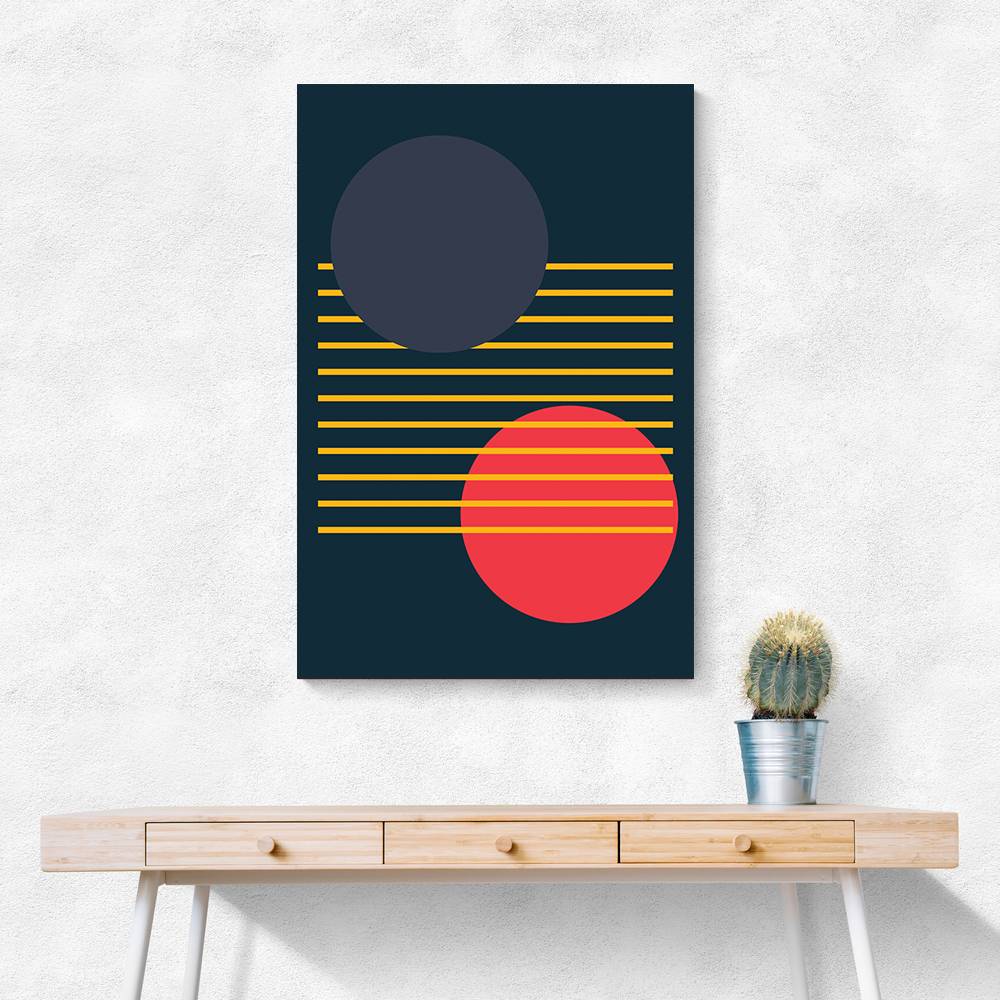  Vibrant Geometric Shapes #1 Wall Art