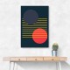  Vibrant Geometric Shapes #1 Wall Art