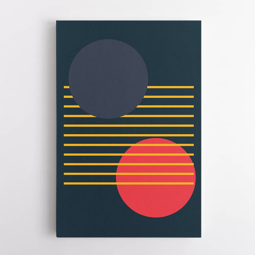  Vibrant Geometric Shapes #1 Wall Art