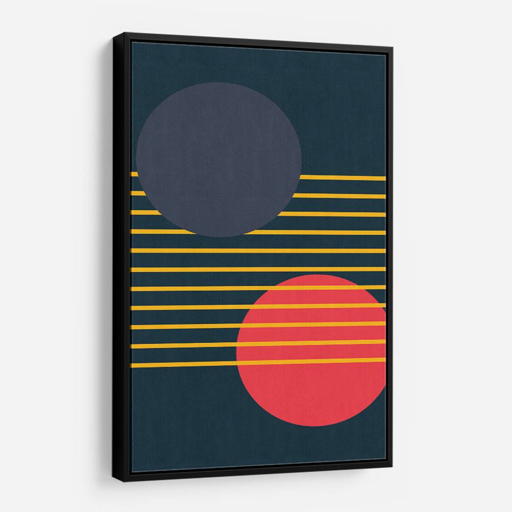  Vibrant Geometric Shapes #1 Wall Art