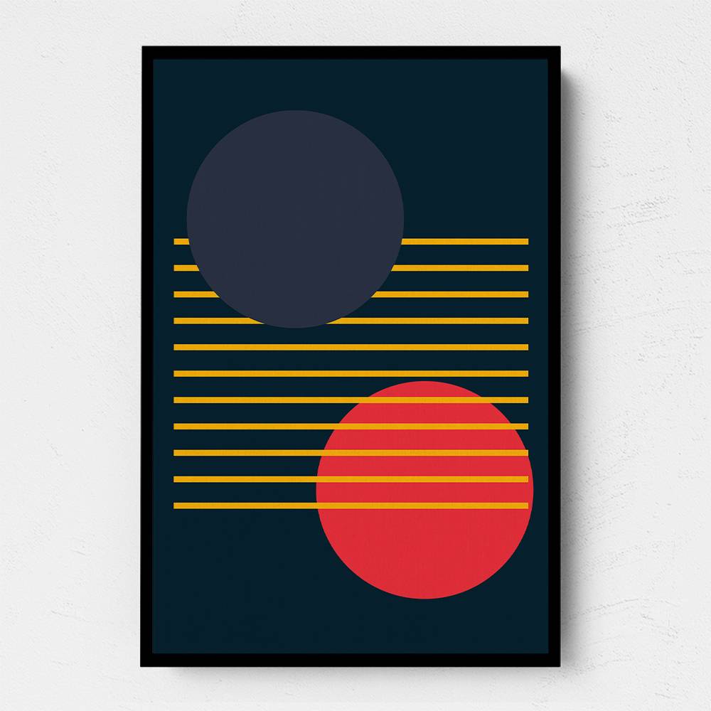  Vibrant Geometric Shapes #1 Wall Art