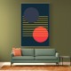  Vibrant Geometric Shapes #1 Wall Art